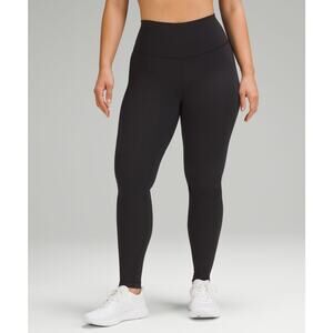 Lululemon 'Wunder' Black Nylon Train Contour Fit High-Rise Tight Legging Size 2